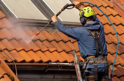 Démoussage et hydrofuge de toiture à Brenoux